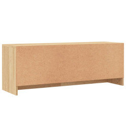 Meuble TV chêne sonoma 102x30x37,5 cm bois d'ingénierie