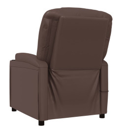 Fauteuil de massage Marron Similicuir