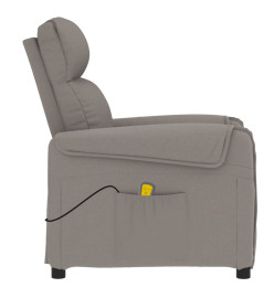 Fauteuil de massage Taupe Tissu