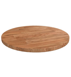 Dessus de table rond Marron clair Ø30x1,5 cm Bois chêne traité