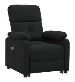 Fauteuil de massage Noir Tissu