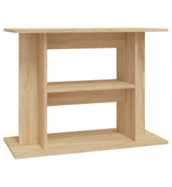 Support pour aquarium chêne sonoma 80x35x60cm bois d'ingénierie