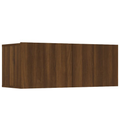 Ensemble de meubles TV 7 pcs Chêne marron Bois d'ingénierie