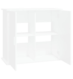 Support pour aquarium blanc 81x36x73 cm bois d'ingénierie