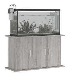 Support pour aquarium sonoma gris 101x41x58cm bois d'ingénierie