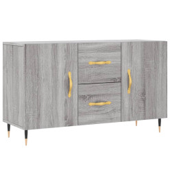 Buffet sonoma gris 100x36x60 cm bois d'ingénierie