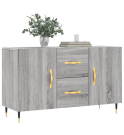 Buffet sonoma gris 100x36x60 cm bois d'ingénierie