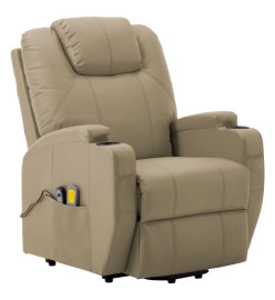 Fauteuil de massage Cappuccino Similicuir