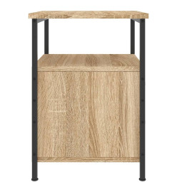 Tables de chevet 2pcs chêne sonoma 34x35,5x50cm bois ingénierie