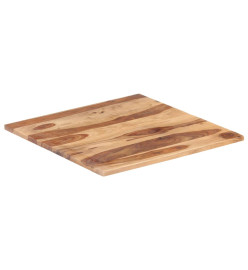 Dessus de table Bois solide 25-27 mm 60x60 cm