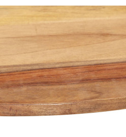 Dessus de table Bois solide Rond 25-27 mm 60 cm