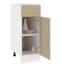 Armoire de plancher tiroir Chêne sonoma 30x46x81,5 cm Aggloméré