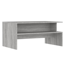 Table basse sonoma gris 90x55x42,5 cm bois d'ingénierie