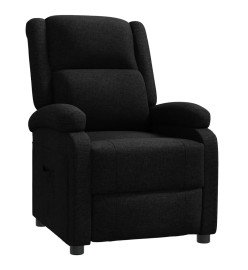 Fauteuil inclinable Noir Tissu