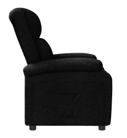 Fauteuil inclinable Noir Tissu