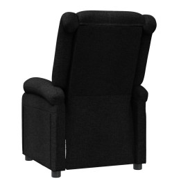 Fauteuil inclinable Noir Tissu