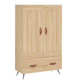 Buffet haut chêne sonoma 69,5x31x115 cm bois d'ingénierie