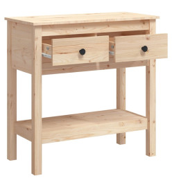 Table console 75x35x75 cm Bois massif de pin