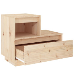 Table de chevet 60x34x51 cm Bois de pin solide