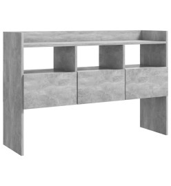 Buffet Gris béton 105x30x70 cm Aggloméré