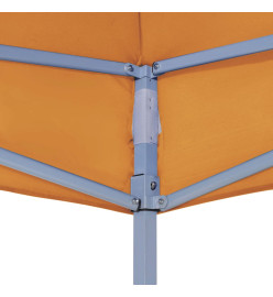 Toit de tente de réception 2x2 m Orange 270 g/m²