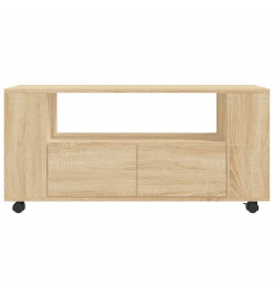 Meubles TV chêne sonoma 102x34,5x43 cm bois d'ingénierie