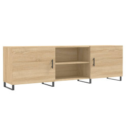 Meuble TV chêne sonoma 150x30x50 cm bois d'ingénierie