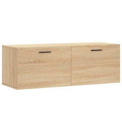 Armoire murale chêne sonoma 100x36,5x35 cm bois d'ingénierie