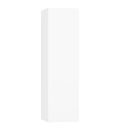 Ensemble de meubles TV 4 pcs Blanc Aggloméré