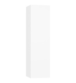 Ensemble de meuble TV 6 pcs Blanc Aggloméré