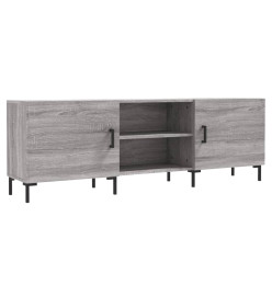 Meuble TV sonoma gris 150x30x50 cm bois d'ingénierie