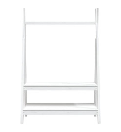 Porte-vêtements Blanc 100x45,5x150 cm Bois de pin massif