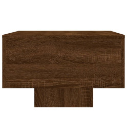 Table basse chêne marron 100x49,5x31 cm bois d'ingénierie