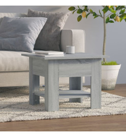 Table basse Sonoma gris 55x55x42 cm Aggloméré