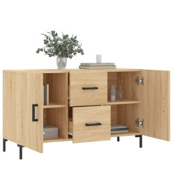 Buffet chêne sonoma 100x36x60 cm bois d'ingénierie