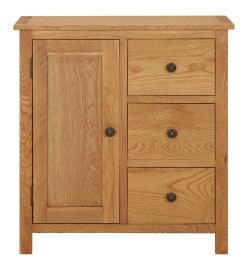 Armoire 70x35x75 cm Bois de chêne massif