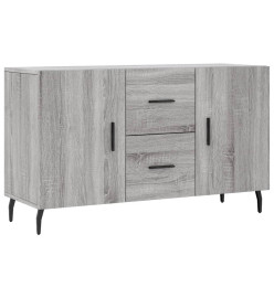 Buffet sonoma gris 100x36x60 cm bois d'ingénierie