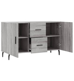 Buffet sonoma gris 100x36x60 cm bois d'ingénierie