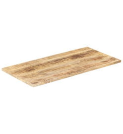 Dessus de table Bois de manguier solide 25-27 mm 100x60 cm