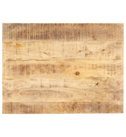 Dessus de table Bois de manguier solide 15-16 mm 90x70 cm