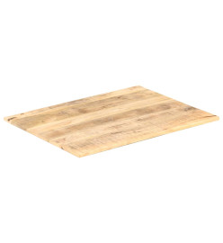 Dessus de table Bois de manguier solide 15-16 mm 90x70 cm