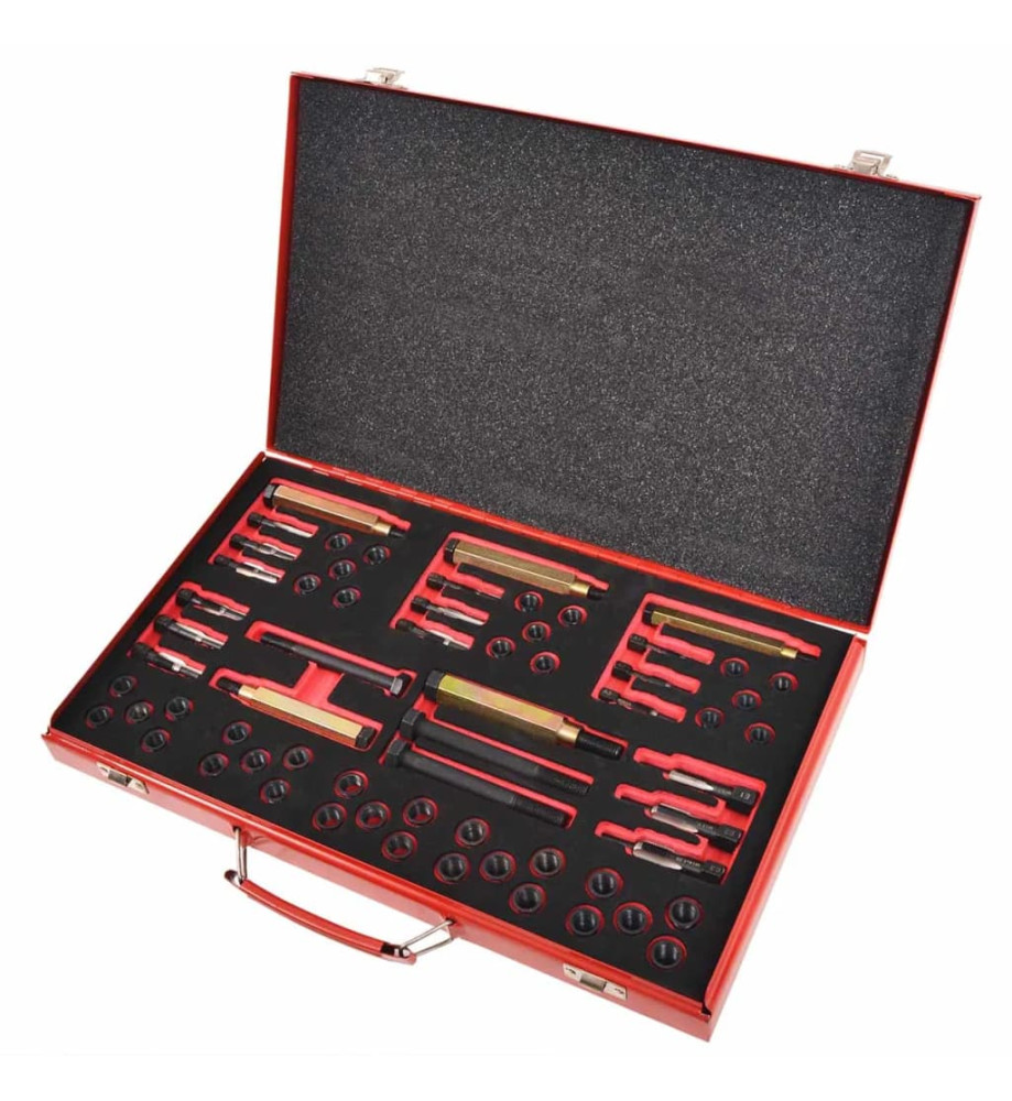 Kit réparation filetage bougie préchauffage 63pcs M8 M9 M10 M12