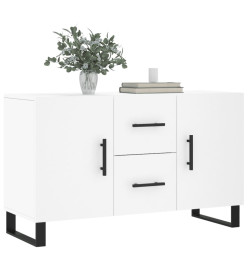 Buffet blanc 100x36x60 cm bois d'ingénierie