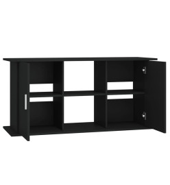 Support pour aquarium noir 121x41x58 cm bois d'ingénierie