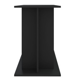 Support pour aquarium noir 120x40x60 cm bois d'ingénierie