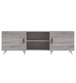 Meuble TV sonoma gris 150x30x50 cm bois d'ingénierie