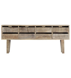 Buffet 140 x 30 x 60 cm Bois de manguier massif