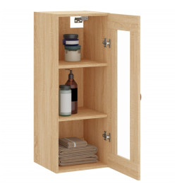 Armoire murale chêne sonoma 34,5x34x90 cm