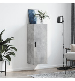 Armoire murale gris béton 34,5x34x90 cm