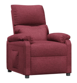 Fauteuil inclinable Rouge bordeaux Tissu